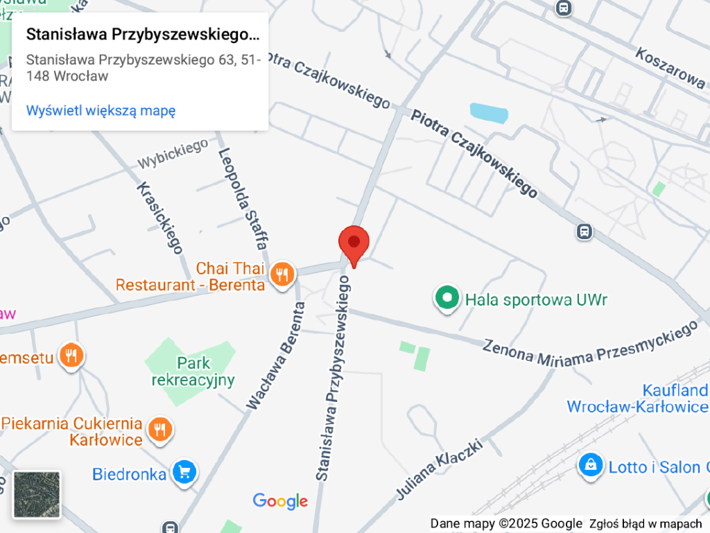 mapa dojazdu do budynku